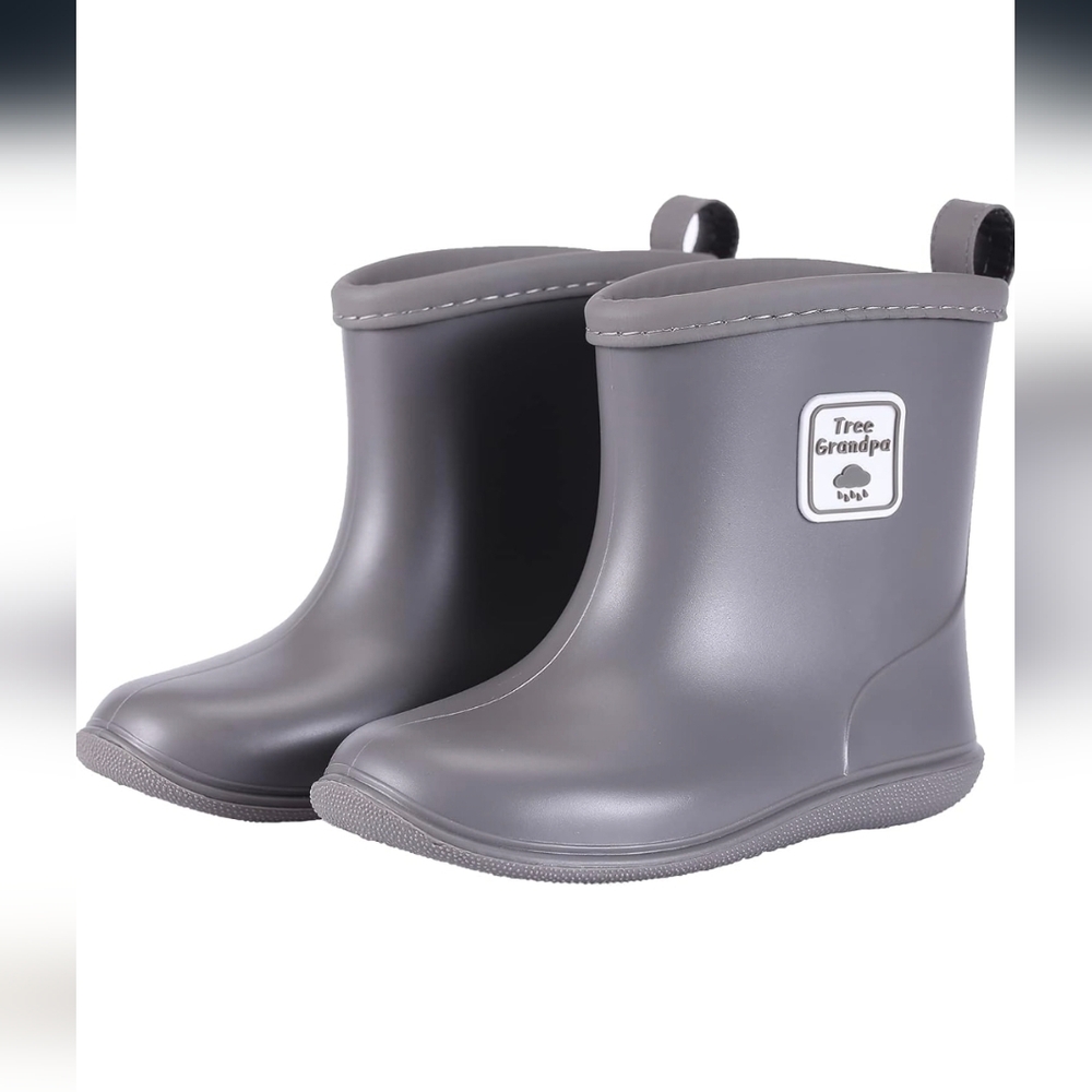 NWOT Tree Grandpa Rain Boots Toddler Easy-on Rain shoes